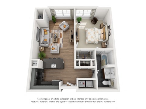 Devon| 1 bed - 1 Bath at Riverwalk, Conshohocken, Pennsylvania